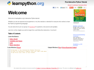 Python Interactive Tutorial